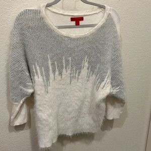 JLO off white glam sweater. Size XL